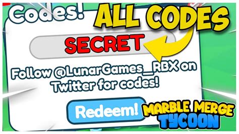 New Reddeem Codes for Roblox Marble Rail Summer 12. . Codes for marble merge tycoon